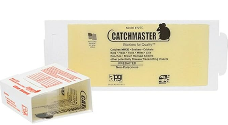 Catchmaster 72TC Glue Board Rodent and Insect Trap
