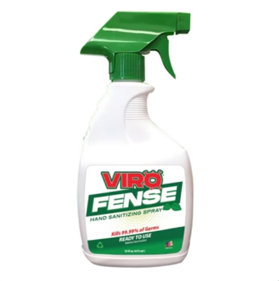 Virofense Sanitizing Spray for Hands and Surfaces Kills 99% of Germs